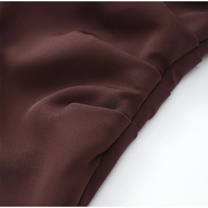 Women Sexy Square-neck Halter Mini Dress 2025 Pleated Sleeveless Backless High Waist Bodycon Dresses New Summer Lady Party Robes
