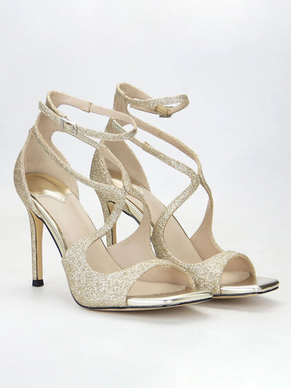 2026Ladies' Summer New Fashionable High-heeled Open Toed Sandals Square Toe Party Sexy 34-43Large Women's Shoes