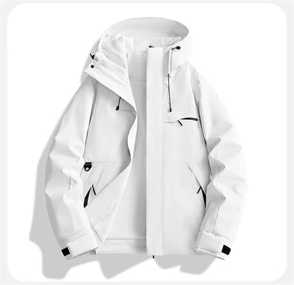 Spring Fall Waterproof Hiking Jacket Women Hooded Hunting Running Trekking Fishing Jackets Outdoor Ride Climbing Windbreaker