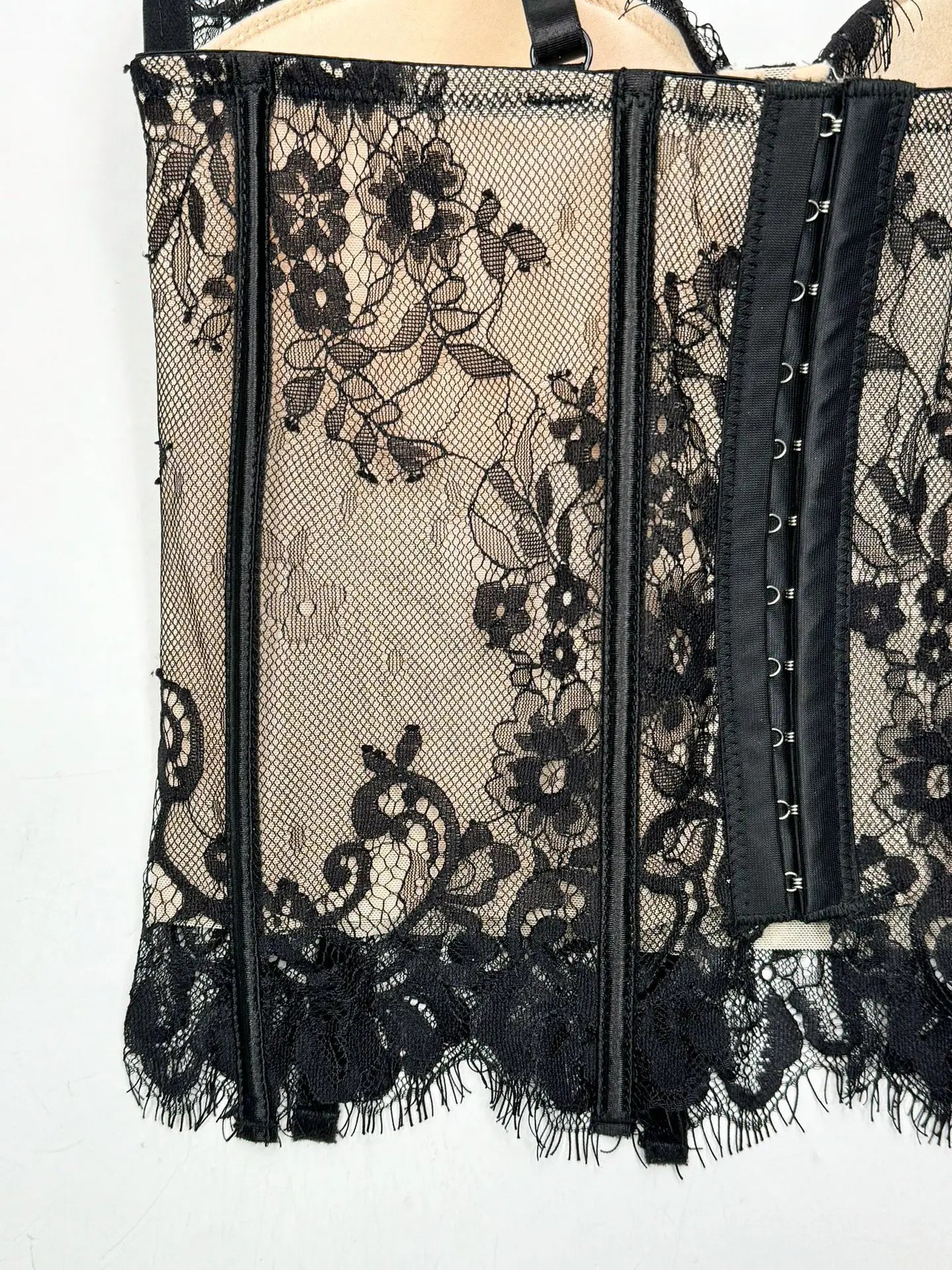 Transparent Mesh Sexy Waisted Lady Corset Elegant Shaping Women Bustier Girls Slim Evening Wear Crops Top Lady Short Body Shaper