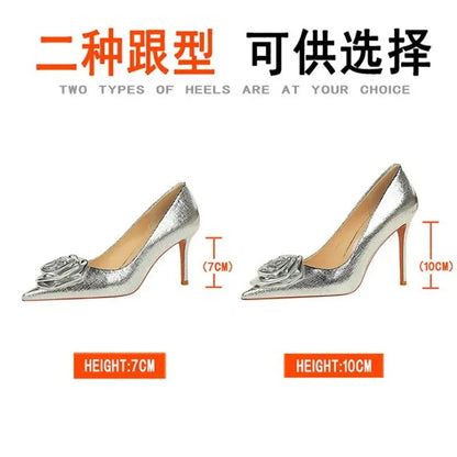 Luxury Designer Women Shoes New Fashion Patent Leather Pointed Tip High Heels for Woman Elegant France Casual Shoe Zapatos Mujer