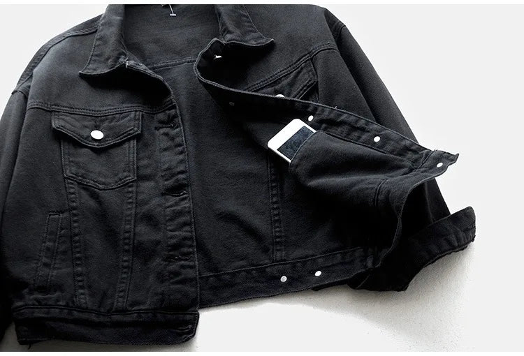 Classic Denim Jacket Women Jeans 2023 Jean Boyfriend Jackets for Women Oversize Loose Coat Veste Femme Purple White Yellow Mujer