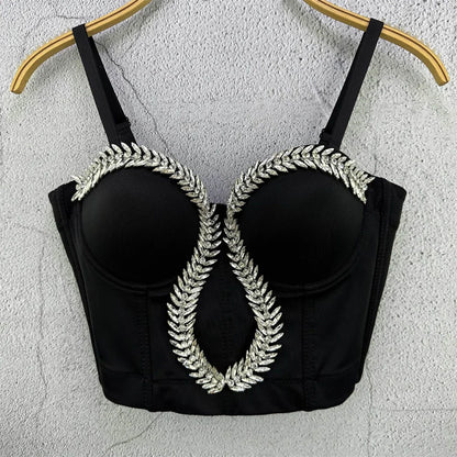 Sexy Club Shaper Ladies Crop Tops Fashion Streetwear Summer Shirt Woman Clothing Blusas Tank Top Women Corset Camis Ropa Mujer