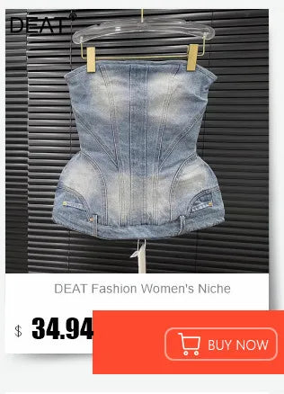 DEAT Fashion Women's 3D Flower Decoration Camisole Vest Outwear Versatile Solid Color Tank Tops Female Trendy New 11A05069