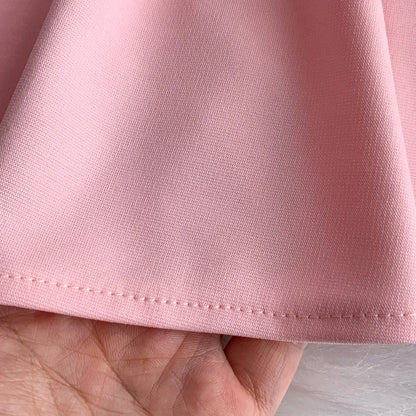 Chic V-neck  Ruched slim off shoulder  A-line High Waist Evening Party dress Women High Street ceremony dresses