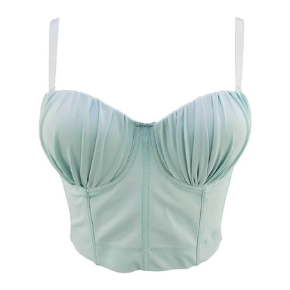 Visivane Sexy Club Cropped Shirt Woman Clothes Camis Shaper Tank Top Women Corset Blusas Roupas Femininas Bra Ladies Tops y2k
