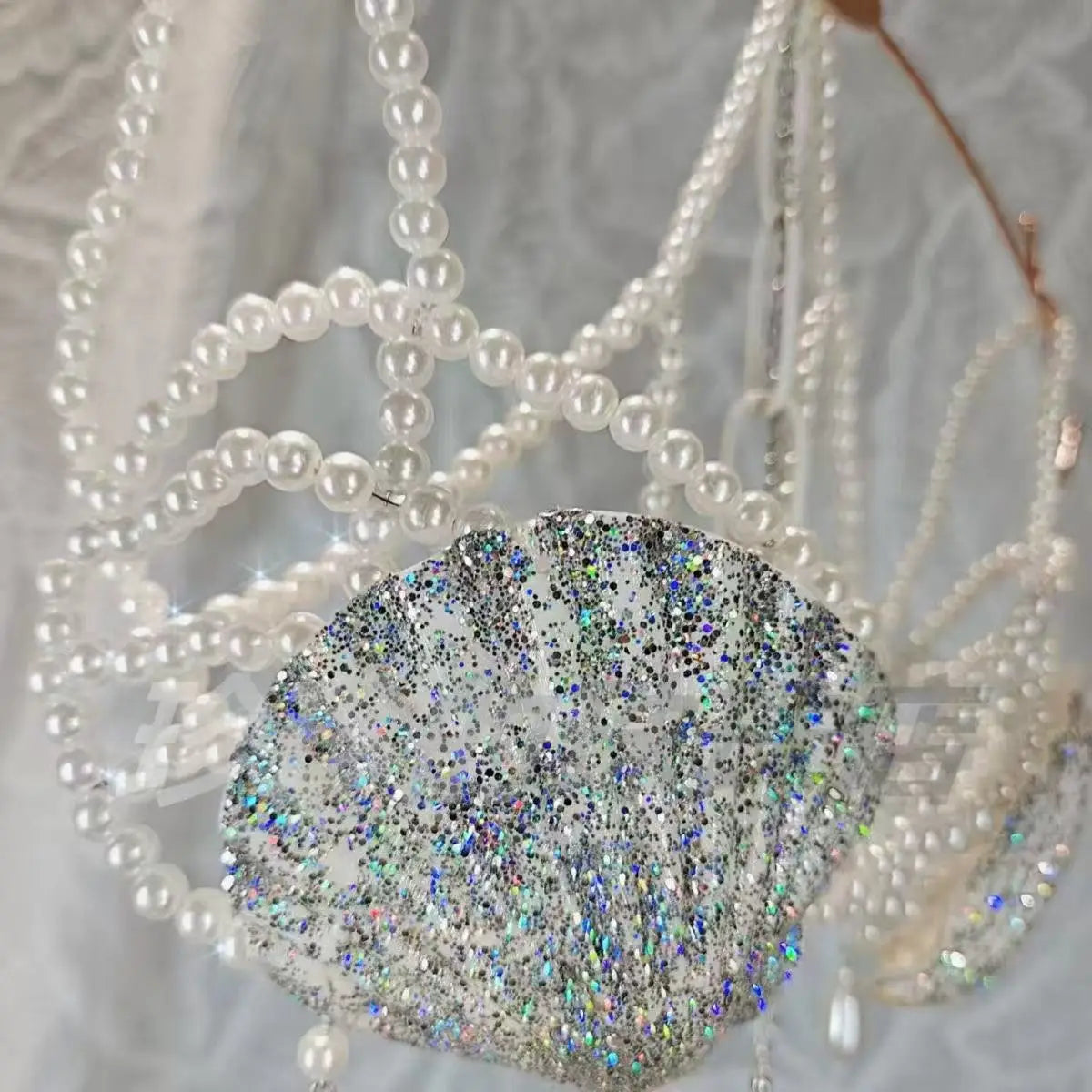 New Handmade Mermaid Bra Size Adjustable Glitter Natural Shell Bra Ocean Theme Party Pearls Sexy Corset
