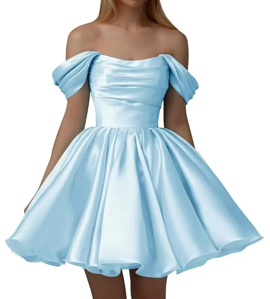 Elegant Short Wedding Dresses 2025 off the shoulder Beach Bridal Gown Formal Party Dresses Homecoming Dresses Customized 2025