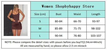 Women Sexy Square-neck Halter Mini Dress 2025 Pleated Sleeveless Backless High Waist Bodycon Dresses New Summer Lady Party Robes