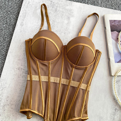 Floral Lace Lady Bustier Elegant Shaping Sexy Lace Women Corset Girls Slim Evening Wear Crops Lady Short Sweet Body Shaper Top