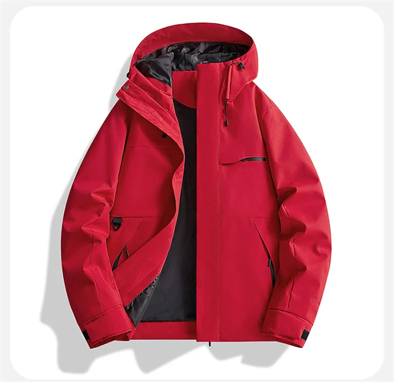 Spring Fall Waterproof Hiking Jacket Women Hooded Hunting Running Trekking Fishing Jackets Outdoor Ride Climbing Windbreaker