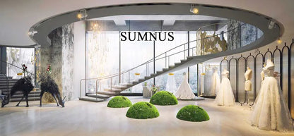 Sumnus Charming Mermaid Prom Dress V-Neck Pleats Side Slit Cut-Out Party Dress Floor-Length Evening Dress فساتين سهر Customized