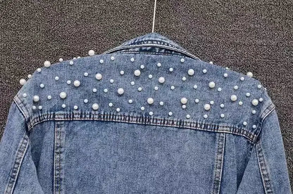 Denim Coat Women Denim Coat Turn Down Collar Single Breasted Full Sleeve Jackets Loose Casual Regular Short Jacket 2024