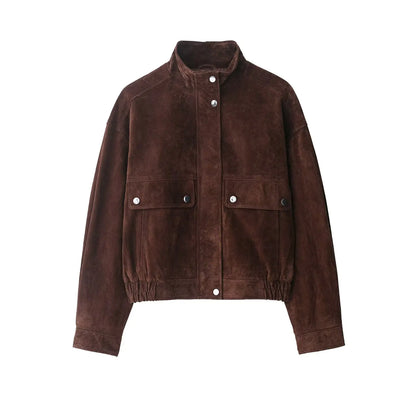 Women's Autumn Jackets 2025 New Fashion Big Pocket Elegant Women's Loose Warm Jackets Autumn Street Chic Young Student Coats