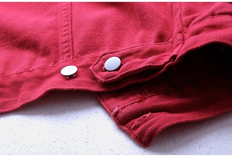 Classic Denim Jacket Women Jeans 2023 Jean Boyfriend Jackets for Women Oversize Loose Coat Veste Femme Purple White Yellow Mujer
