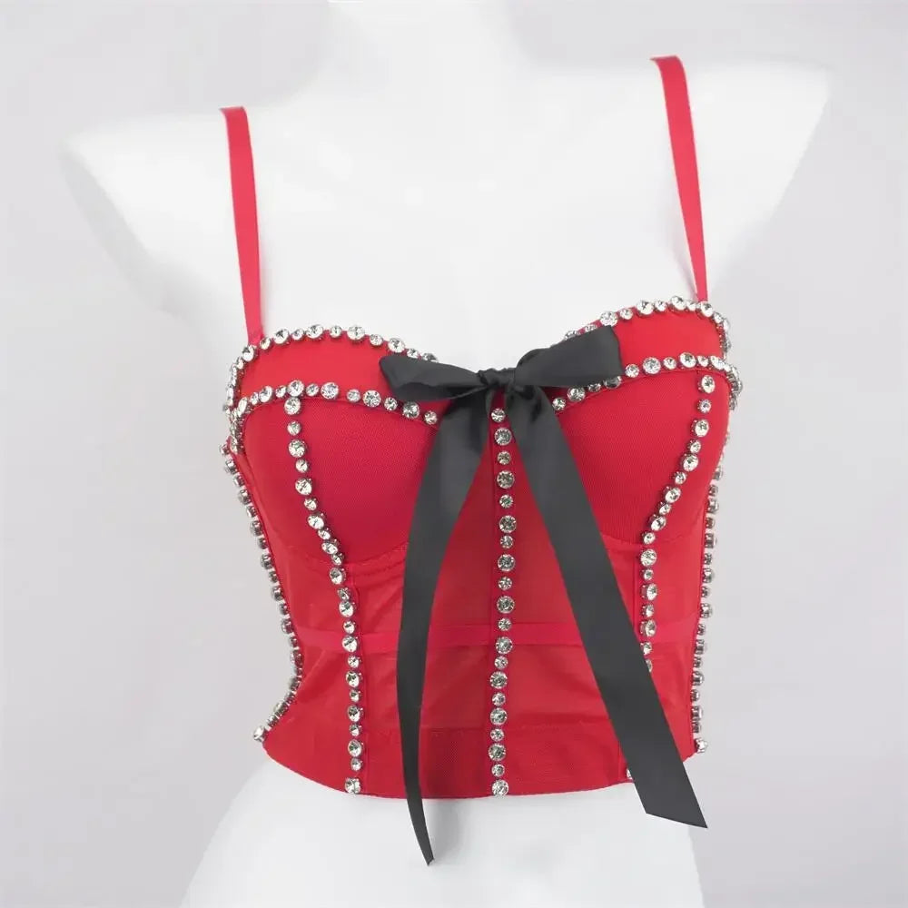Sexy Club Shaper Ladies Crop Tops Fashion Streetwear Summer Shirt Woman Clothing Blusas Tank Top Women Corset Camis Ropa Mujer