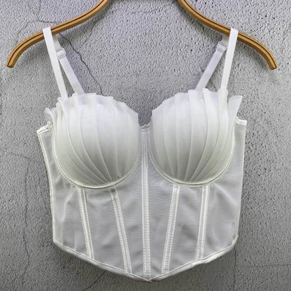 Y2k Top Women Clothing Sexy Tops Camis Tees Fashion Clothes Corset Streetwear Party Club Underwear Bustiers Slimming Lingerie