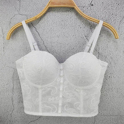 Visivane Sexy Club Cropped Shirt Woman Clothes Camis Shaper Tank Top Women Corset Blusas Roupas Femininas Bra Ladies Tops y2k