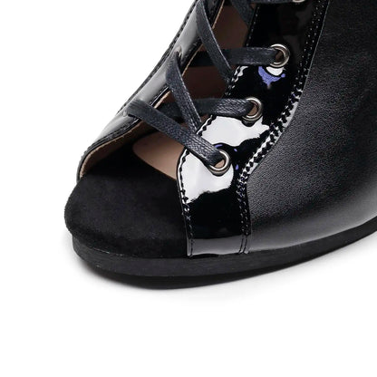 Black High Women Heels Trend Stilettos Jazz Dance Woman Shoes Latin Dancing Street Sexy Stilettos Booties Plus Size