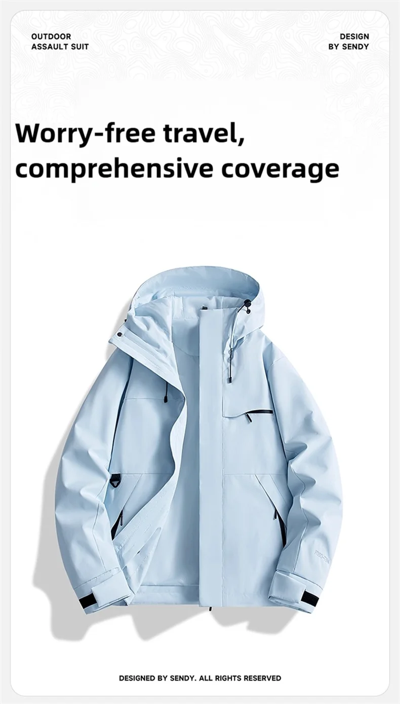 Spring Fall Waterproof Hiking Jacket Women Hooded Hunting Running Trekking Fishing Jackets Outdoor Ride Climbing Windbreaker