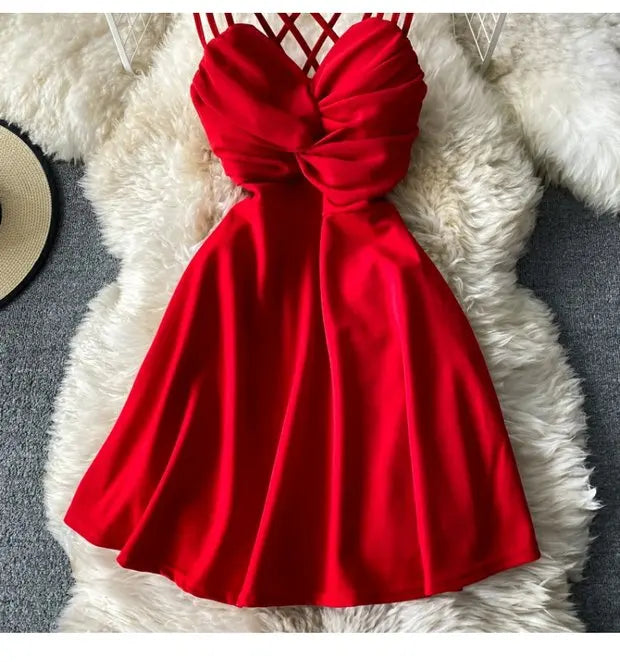 Sexy ort A-Line Dr V-Ne Bal Svel Waist-Cinching Clubwear  Dr Small Formal Dr Nightclub Wear