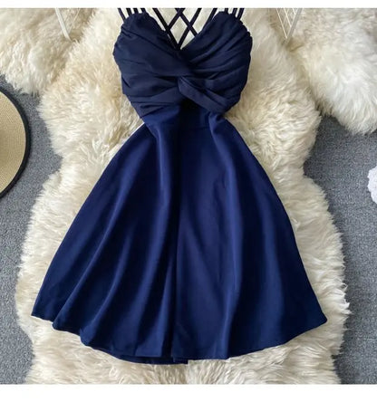Sexy ort A-Line Dr V-Ne Bal Svel Waist-Cinching Clubwear  Dr Small Formal Dr Nightclub Wear