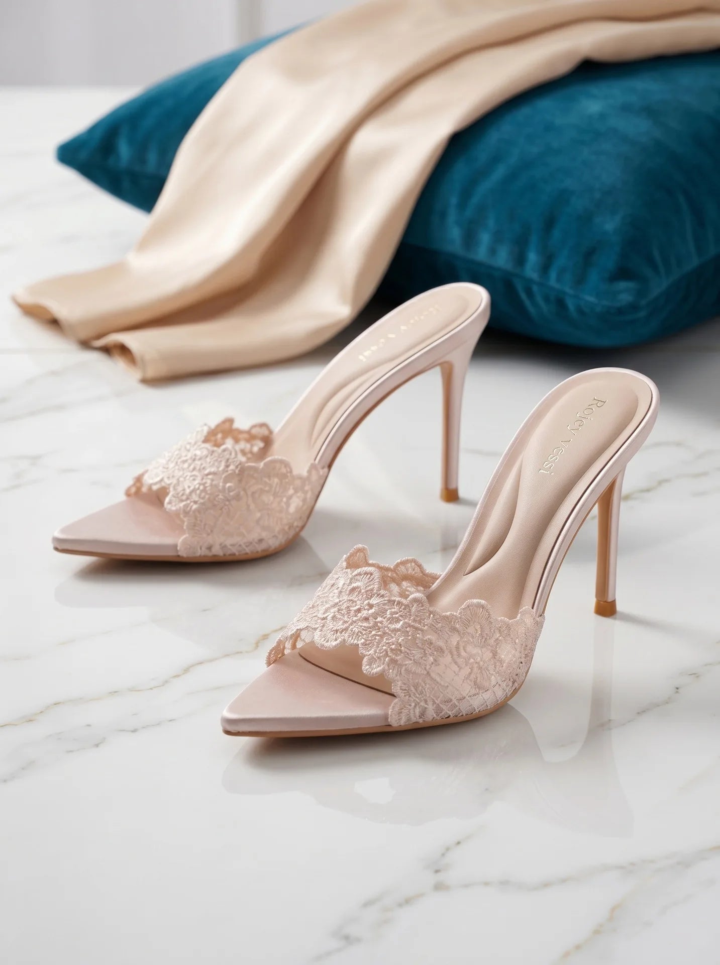 High heeled sandals for women to wear outside, summer lace high heels for women, sexy black slim heeled one-piece slippers
