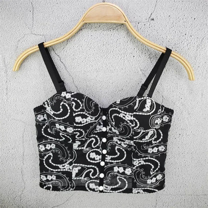 Sexy Club Shaper Ladies Crop Tops Fashion Streetwear Summer Shirt Woman Clothing Blusas Tank Top Women Corset Camis Ropa Mujer