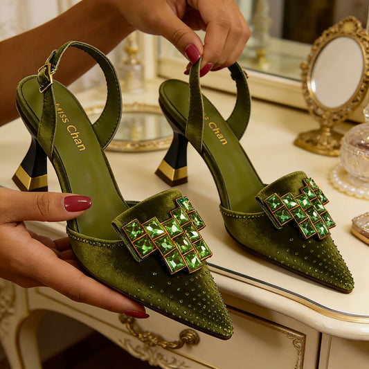 Venus Chan Elegant Women's Pumps - Fashion-Forward High-Quality Shoes for Nigerian Weddings and Special Events