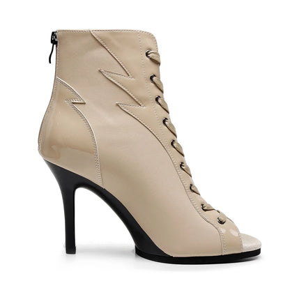 Black High Women Heels Trend Stilettos Jazz Dance Woman Shoes Latin Dancing Street Sexy Stilettos Booties Plus Size