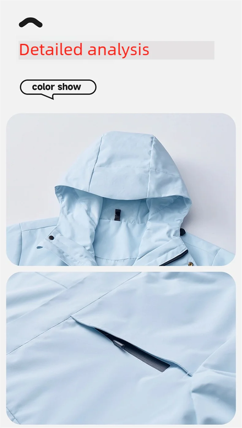 Spring Fall Waterproof Hiking Jacket Women Hooded Hunting Running Trekking Fishing Jackets Outdoor Ride Climbing Windbreaker