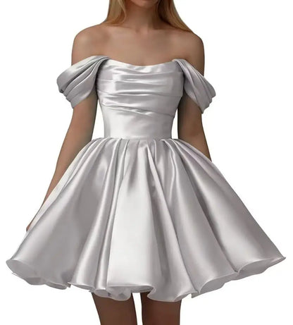Elegant Short Wedding Dresses 2025 off the shoulder Beach Bridal Gown Formal Party Dresses Homecoming Dresses Customized 2025