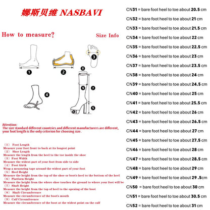 NASBAVI Summer Slippers Women's Mules Shoes Sexy High Heels Flip Flops Green White Black Big Size 45 Party Shoes Quality Slides