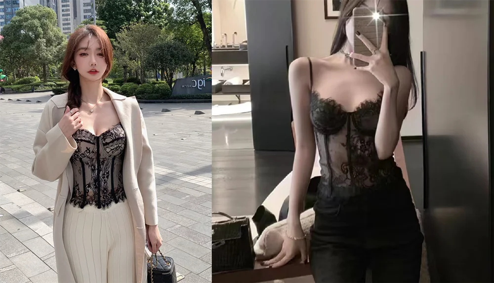 Floral Lace Lady Bustier Elegant Shaping Sexy Lace Women Corset Girls Slim Evening Wear Crops Lady Short Sweet Body Shaper Top