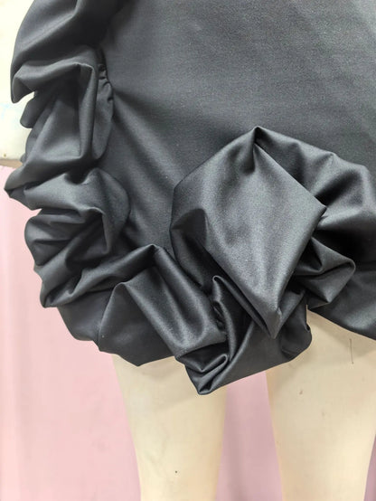 2025 Dress Women Female Clothing Fashion Elegant Evening Party New Women's Dress Waist Dress One Shoulder Tube Top Hip Skirt