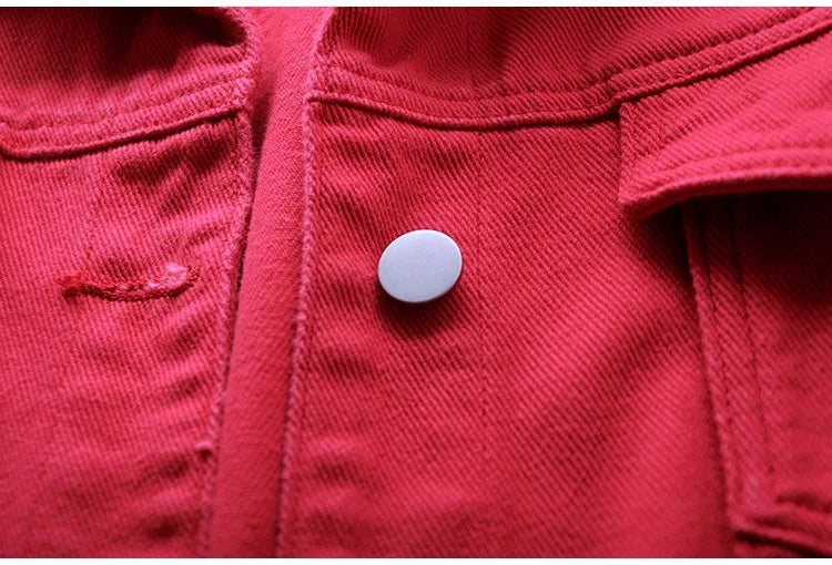 Classic Denim Jacket Women Jeans 2023 Jean Boyfriend Jackets for Women Oversize Loose Coat Veste Femme Purple White Yellow Mujer
