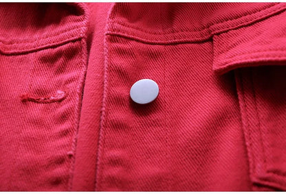 Classic Denim Jacket Women Jeans 2023 Jean Boyfriend Jackets for Women Oversize Loose Coat Veste Femme Purple White Yellow Mujer