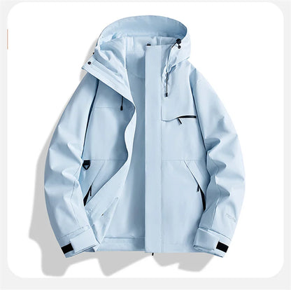 Spring Fall Waterproof Hiking Jacket Women Hooded Hunting Running Trekking Fishing Jackets Outdoor Ride Climbing Windbreaker