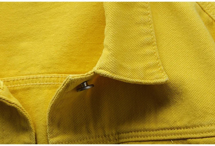 Classic Denim Jacket Women Jeans 2023 Jean Boyfriend Jackets for Women Oversize Loose Coat Veste Femme Purple White Yellow Mujer