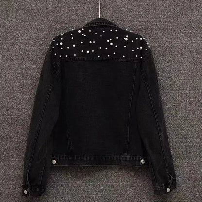 Denim Coat Women Denim Coat Turn Down Collar Single Breasted Full Sleeve Jackets Loose Casual Regular Short Jacket 2024
