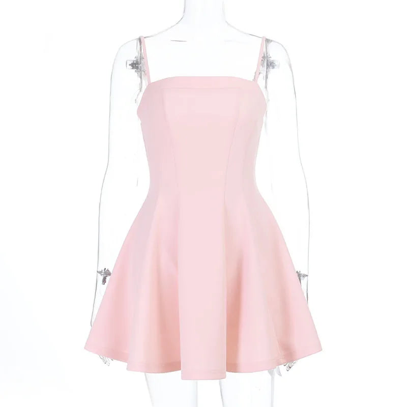 Townlike A-line Ball Gown Dress Women Spaghetti Strap Mini 2026 Spring Summer Dress Backless Nightclub Sexy Party Dresses