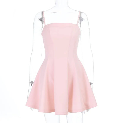 Townlike A-line Ball Gown Dress Women Spaghetti Strap Mini 2026 Spring Summer Dress Backless Nightclub Sexy Party Dresses