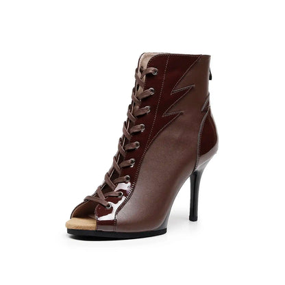 Black High Women Heels Trend Stilettos Jazz Dance Woman Shoes Latin Dancing Street Sexy Stilettos Booties Plus Size