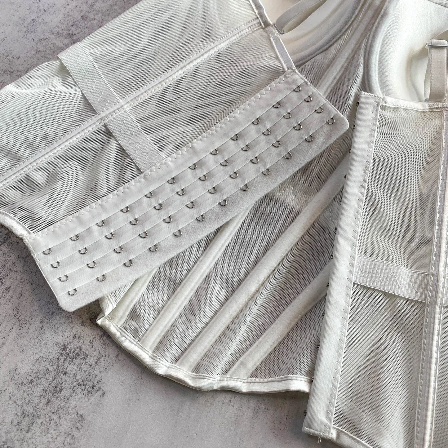 Transparent Mesh Sexy Waisted Lady Corset Elegant Shaping Women Bustier Girls Slim Evening Wear Crops Top Lady Short Body Shaper